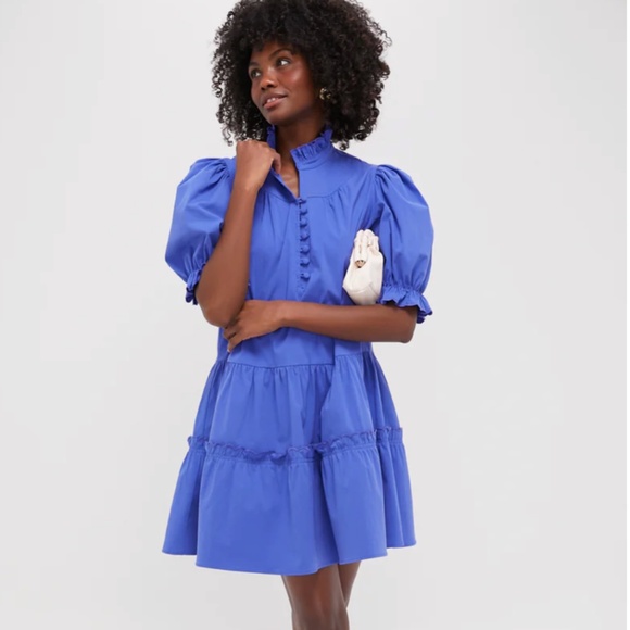 Pomander Place Dresses & Skirts - Pomander Place Azure Blue Selena Mini Dress NWT Size M